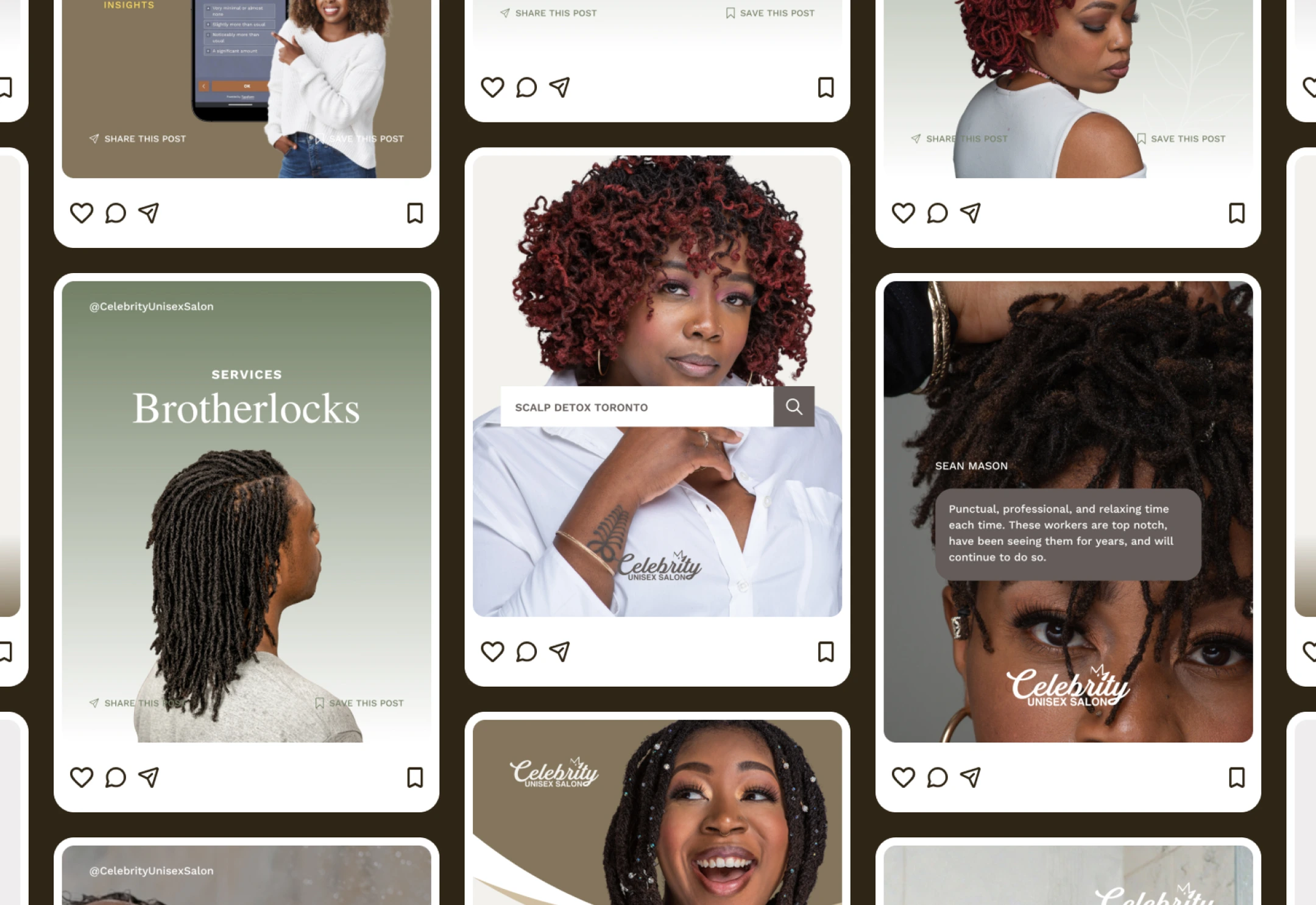 Celebrity Unisex Salon — case study cover image