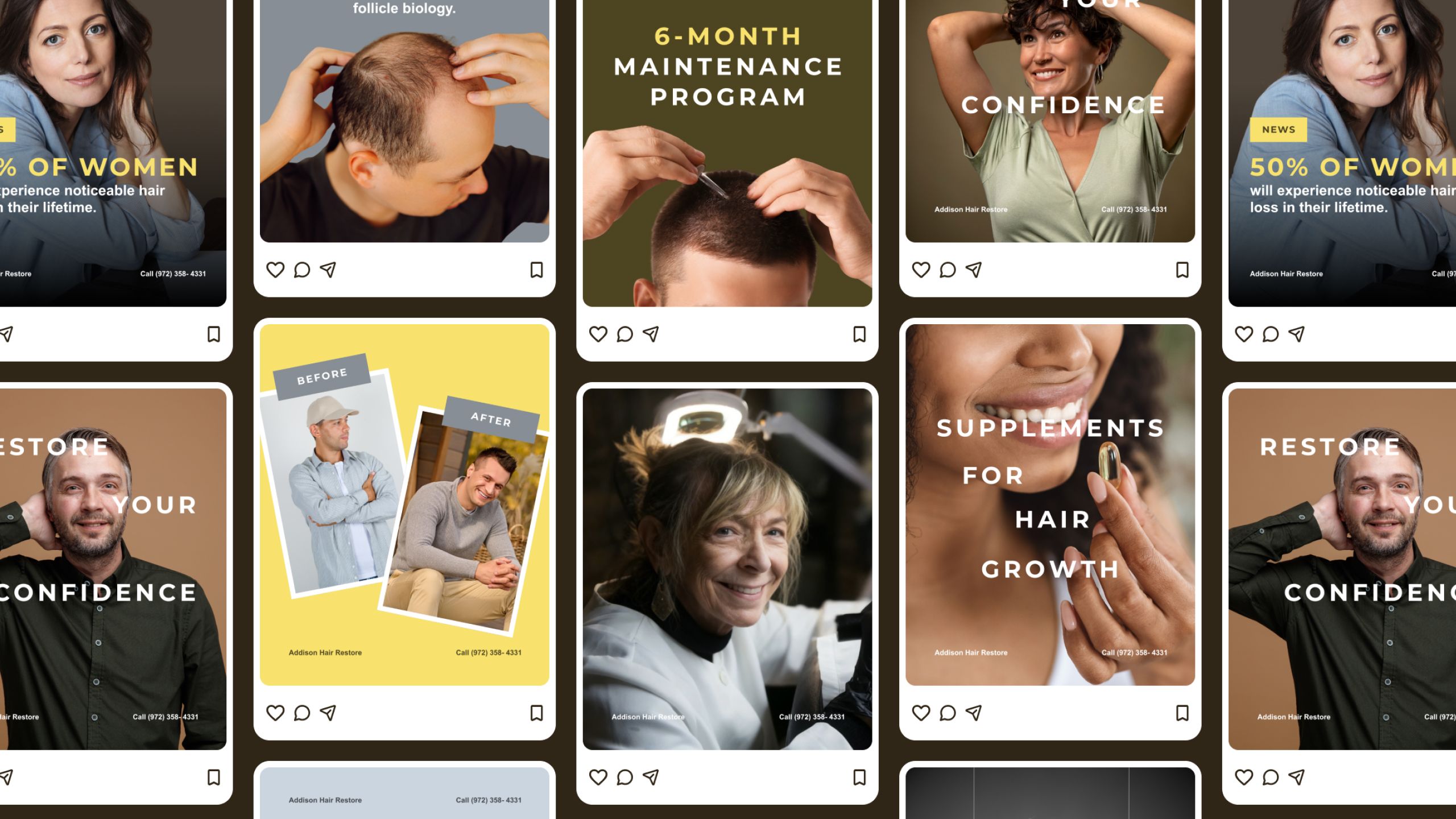 Addison Hair Restore — case study cover image