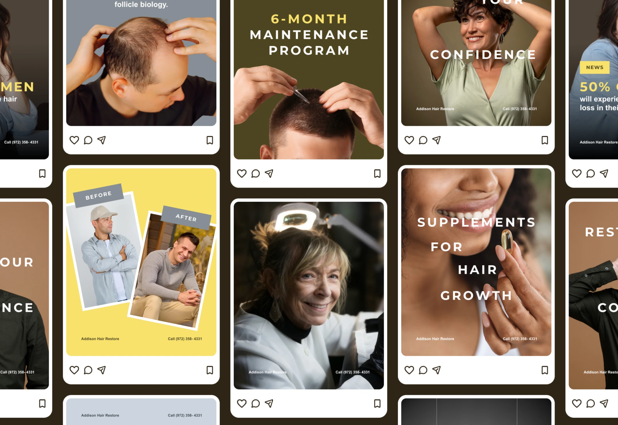 Addison Hair Restore — case study cover image