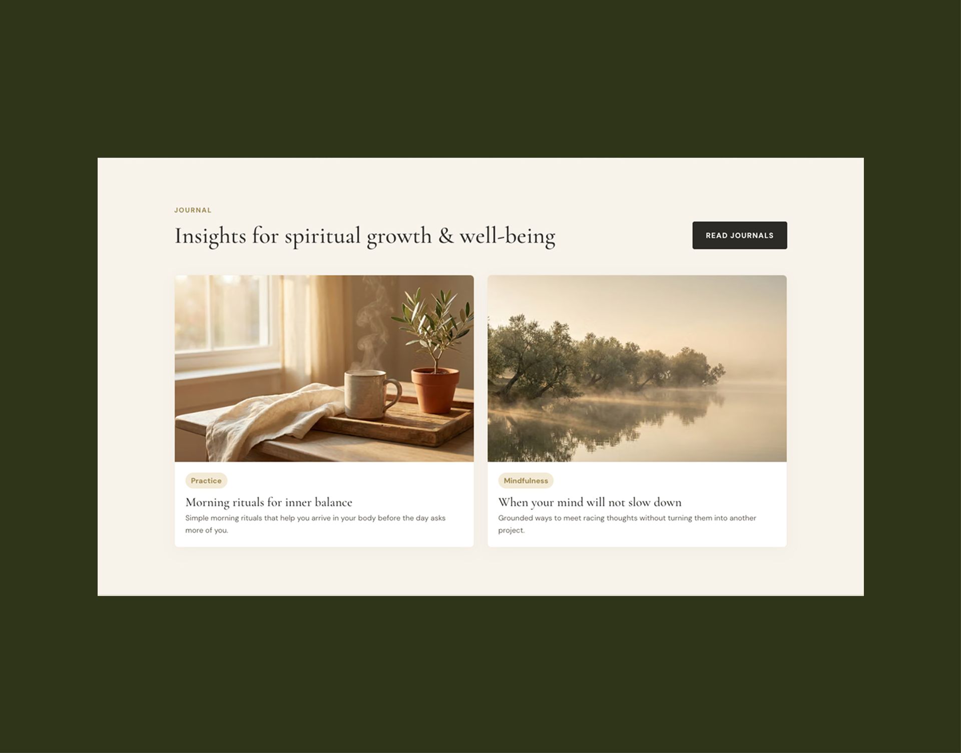 Soleil website 1
