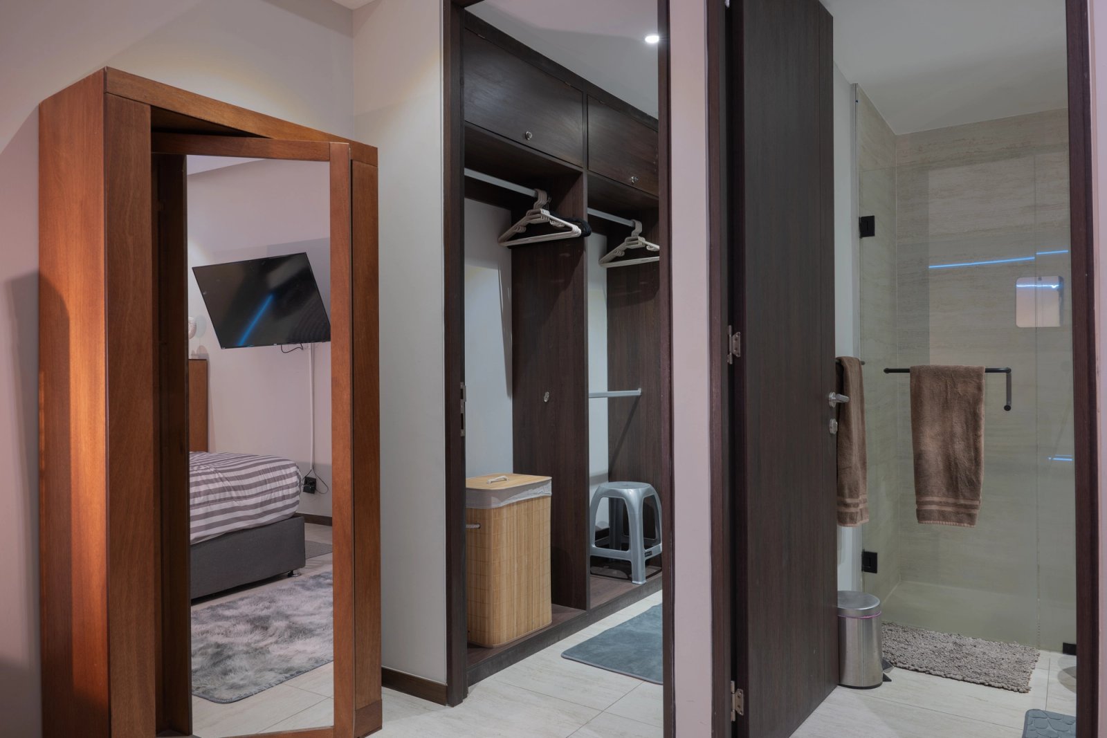 Primary suite and closet