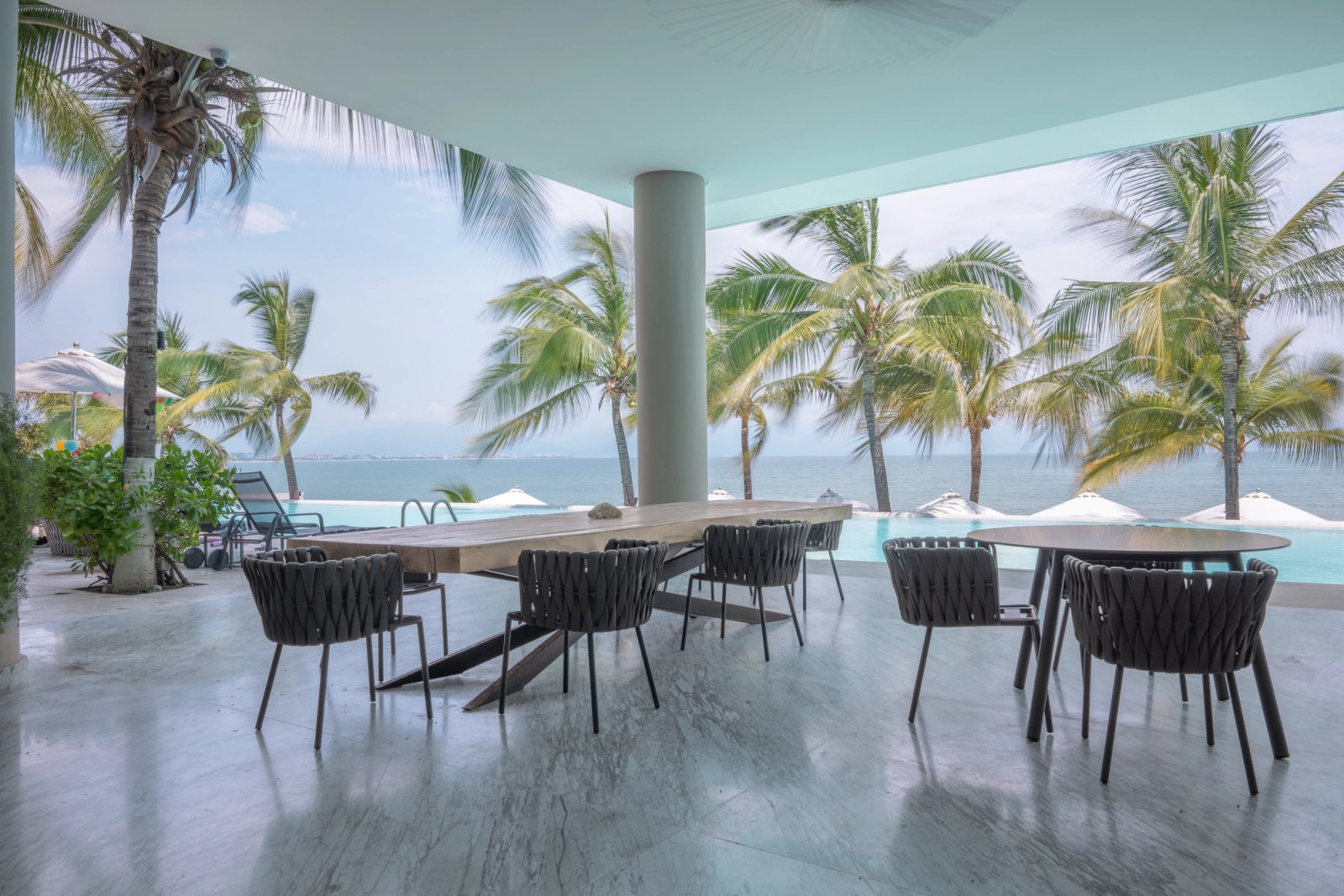 Oceanfront common area