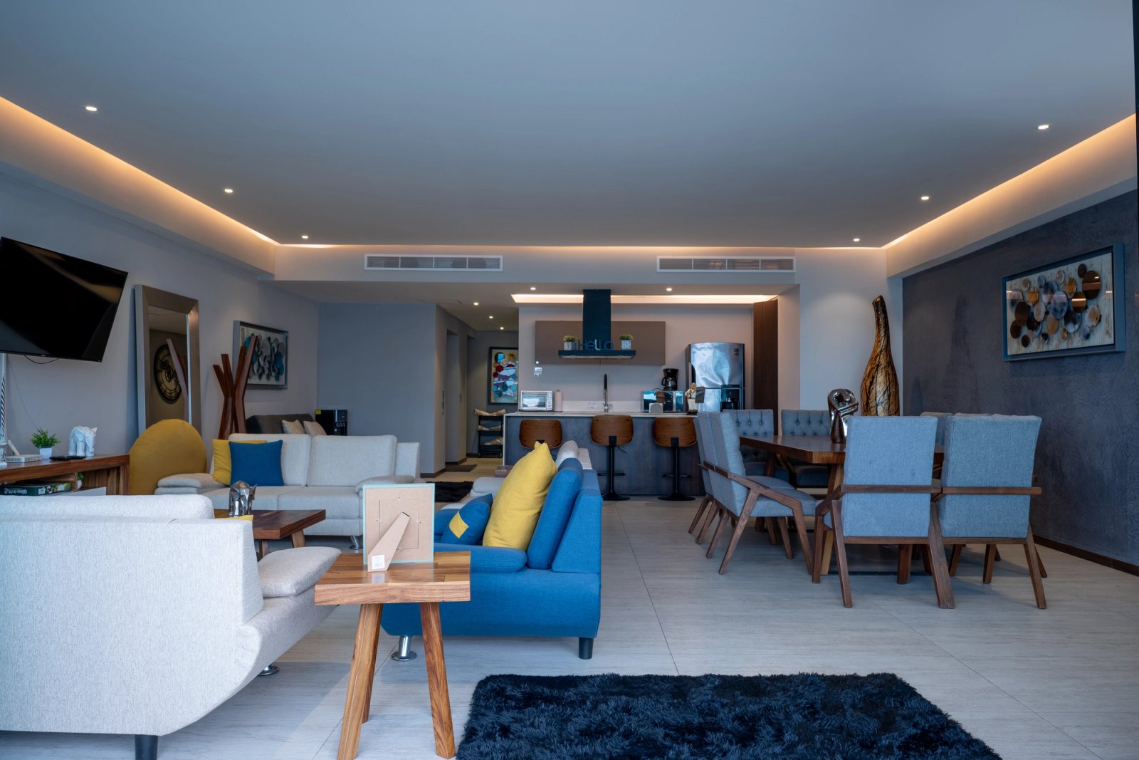 Spacious living area