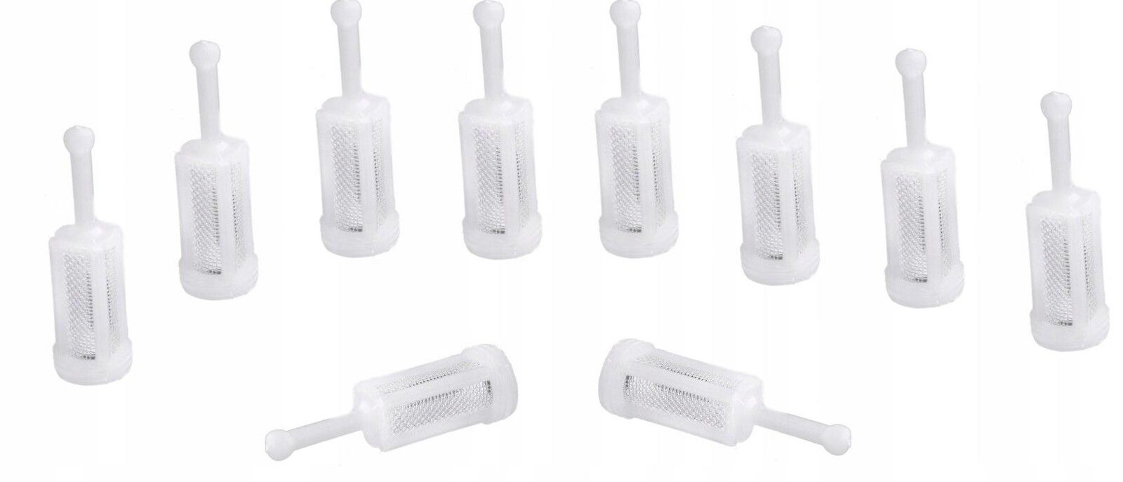 ITALKO Gravity-Feed Spray Gun Cup Filters – Pack of 10, White · Blister thumbnail 1