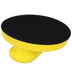 ITALKO Round Hook-and-Loop Sanding Block 125mm, 125mm · Yellow · Loose thumbnail 3