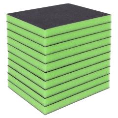 ITALKO Double-Sided Wet & Dry Sanding Sponges – 120 × 100 × 12mm, 10 Pack, Girt P80 · Green · Bag thumbnail 3
