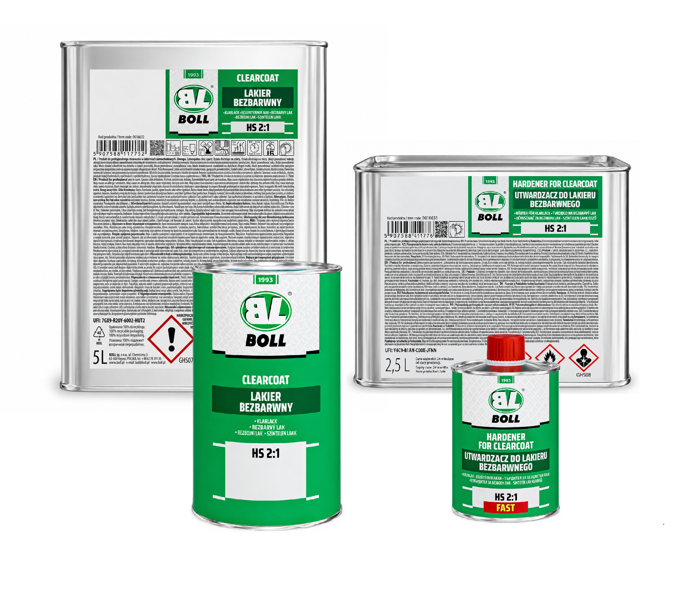 BOLL Clearcoat HS 2:1 KIT (Clearcoat + Hardener)