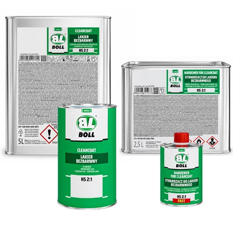 BOLL HS Clearcoat 2:1 Kit (Clearcoat + Hardener)