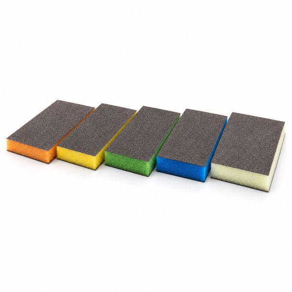 INDASA Rhynosponge Double-Sided Wet & Dry Sanding Sponge - 10 Pack