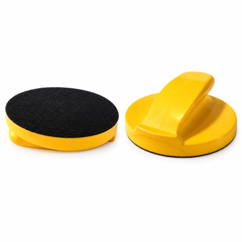 BLUE-CAR Round Hook-and-Loop Hand Sanding Block 150mm