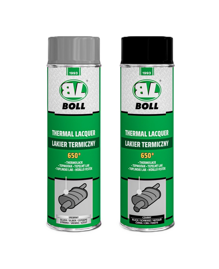 BOLL High Temp lacquer 650°C Thermal Resistant - spray