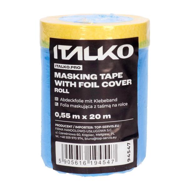 MASKING FILM WITH TAPE 0.55M*20M