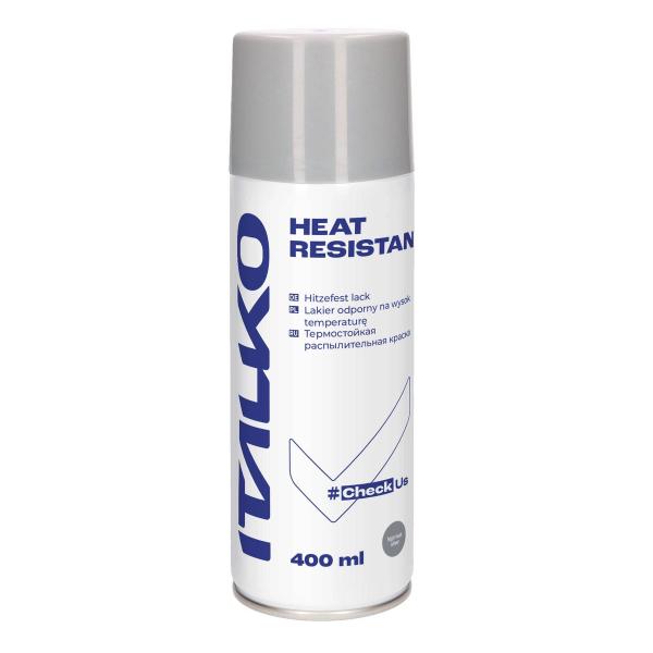 ITALKO HEAT RESISTANT PAINT 400ML SPRAY - SILVER
