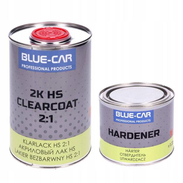 BLUE-CAR CLEAR COAT HS 0.5L SET