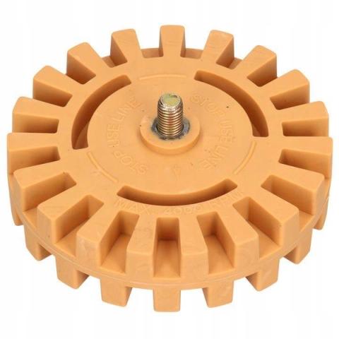 ITALKO 19-Tooth Rubber Adhesive & Decal Removal Wheel – 100mm / 25mm