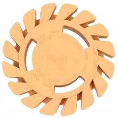 ITALKO Rubber Adhesive & Decal Removal Wheel with Adapter – 100mm / 20 mm, Ø100 × 20 mm · Blister thumbnail 5