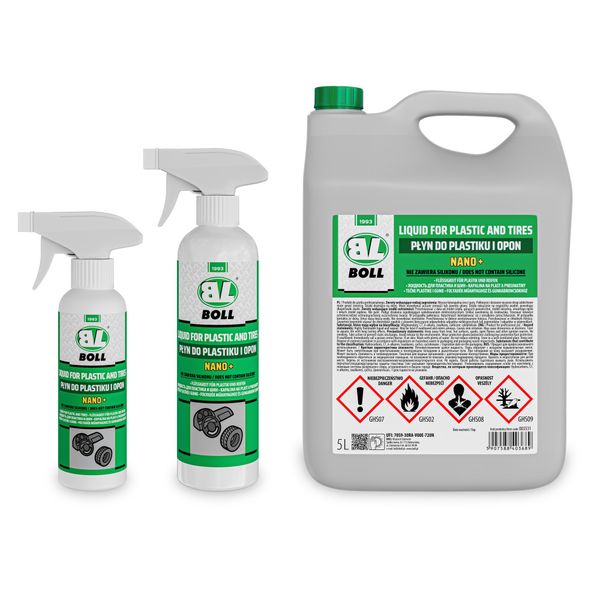 BOLL liquid for plastic and tires