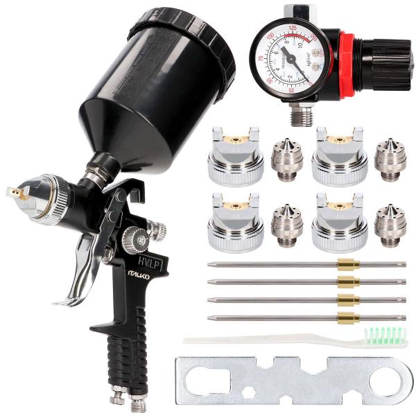 PAINT GUN SET WITH 4 NOZZLES