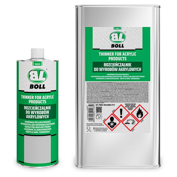 BOLL THINNER FOR ACRYLIC PRODUCTS