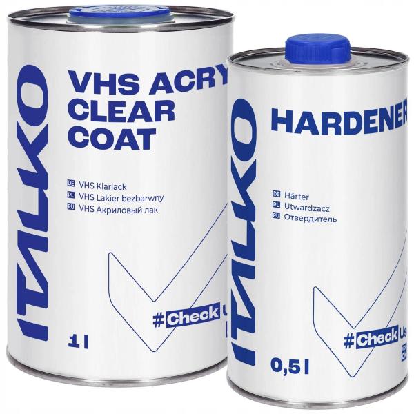 ITALKO CLEAR COAT 1L SET. VHS