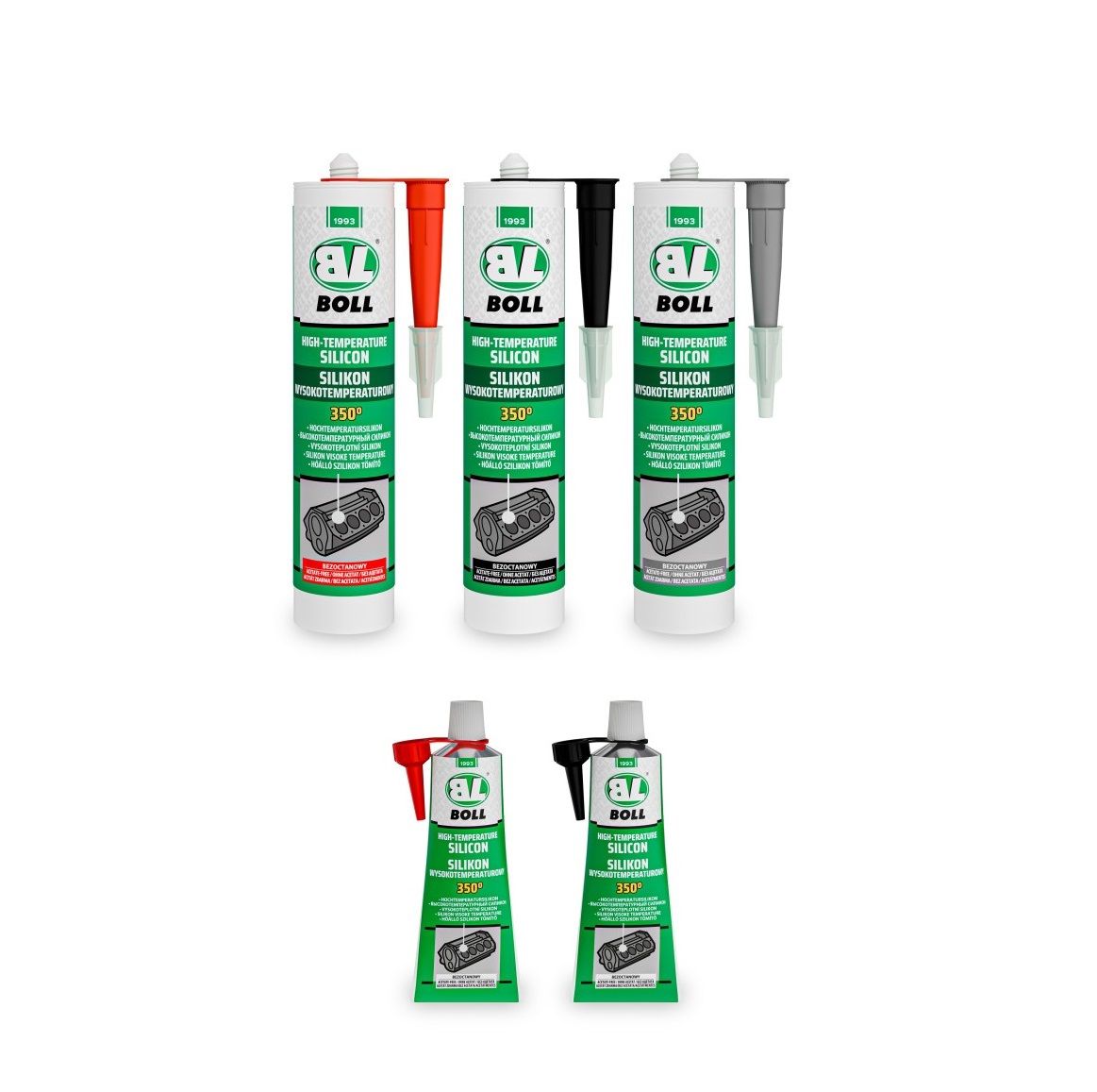 BOLL High Temperature Silicone Sealant 350°C