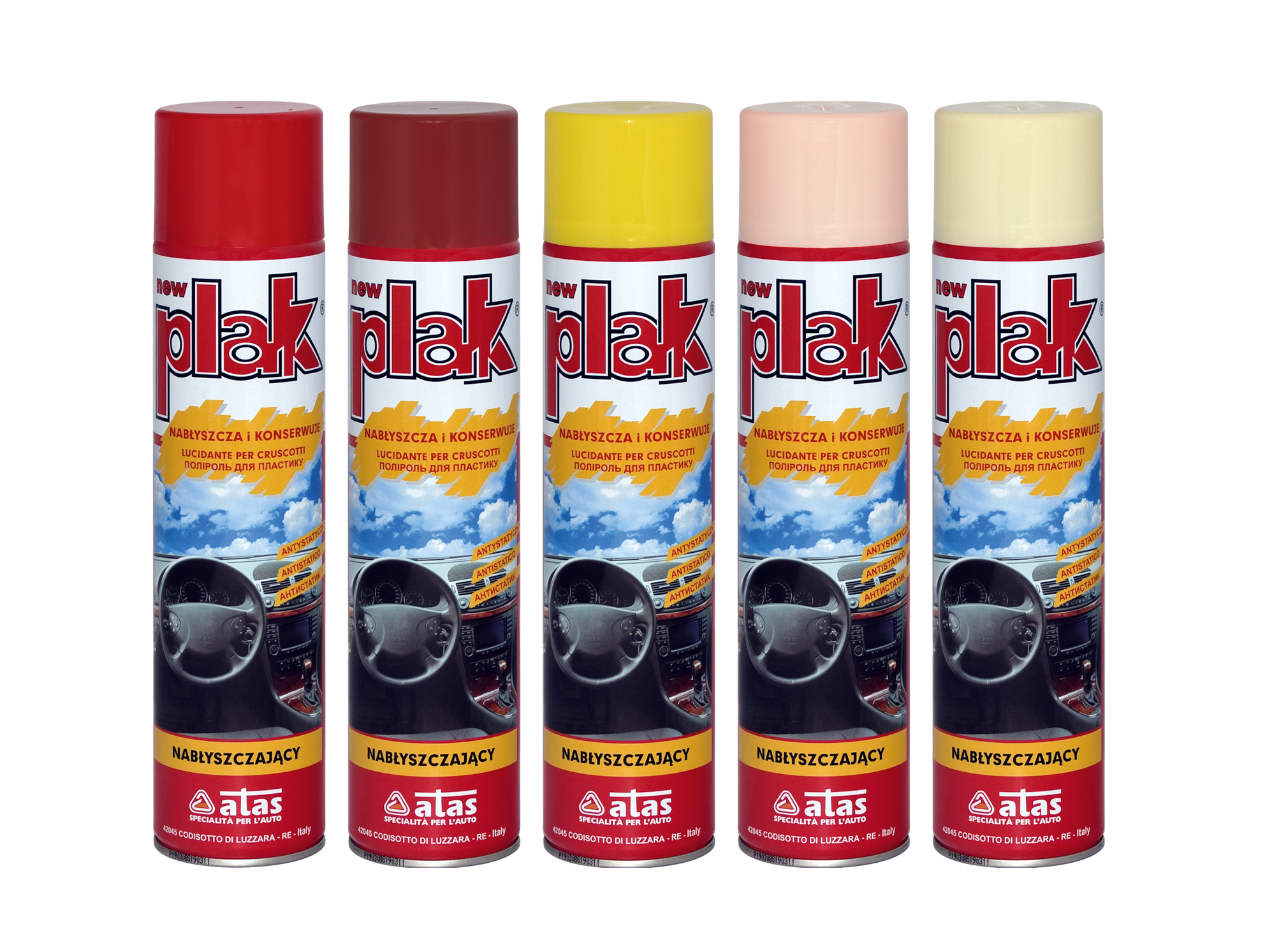 ATAS PLAK Silicone Dashboard Polish 600ml – Choice of Fragrance