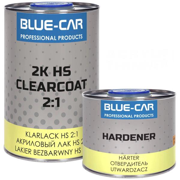 BLUE-CAR CLEAR COAT HS 1L SET