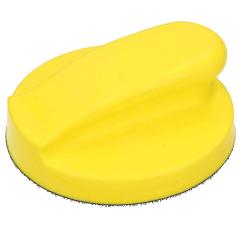 ITALKO Round Hook-and-Loop Sanding Block 125mm, 125mm · Yellow · Loose thumbnail 2