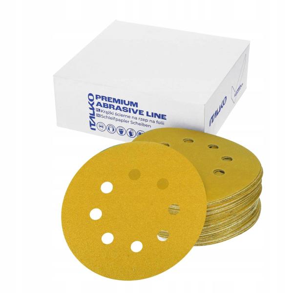 ITALKO YELLOW DISC 125 8 HOLES GR.180 50
