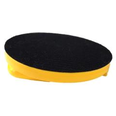 BLUE-CAR Round Hook & Loop Hand Sanding Block – 150mm, 150mm · Yellow · Loose thumbnail 3