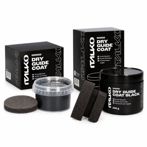 ITALKO Black Dry Guide Coat Powder with Applicator