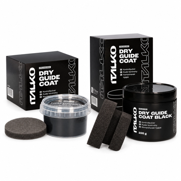 ITALKO Black Dry Guide Coat Powder with Applicator