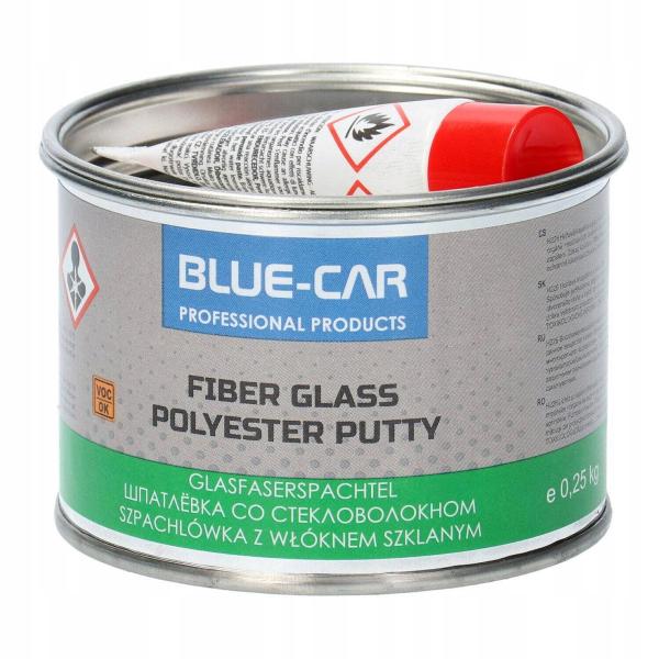 BLUE-CAR FIBER PUTTY 0.25KG