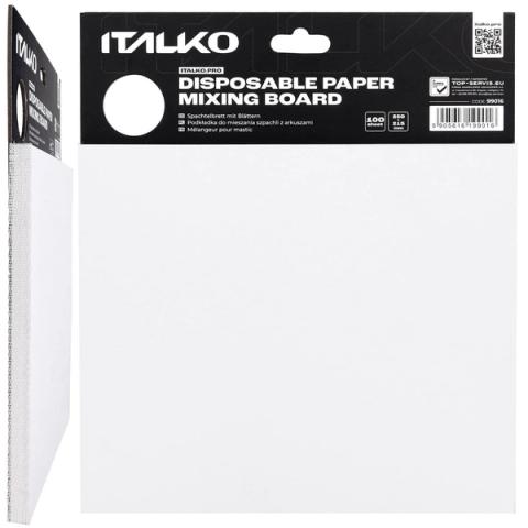 ITALKO Body Filler Mixing Pad - 100 Sheets