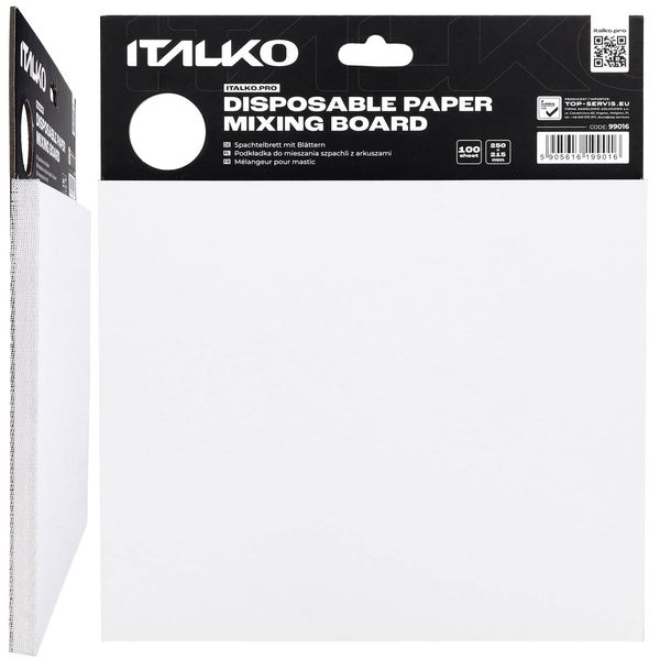 ITALKO Body Filler Mixing Pad - 100 Sheets