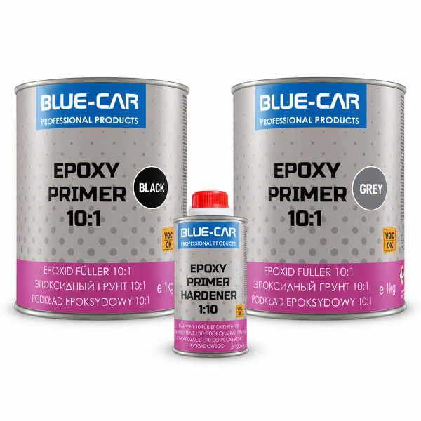 BLUE-CAR 2K Anti-Corrosion Epoxy Primer KIT (Primer + Hardener)