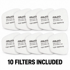 ITALKO P1 Particulate Respirator Pre-Filters – Pack of 10, White · Pack thumbnail 1