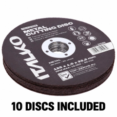 ITALKO Metal Cutting Discs 125 × 1.0 × 22.2mm - 10 Pack, Steel · Pack thumbnail 4