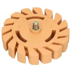 ITALKO Rubber Adhesive & Decal Removal Wheel with Adapter – 100mm / 20 mm, Ø100 × 20 mm · Blister thumbnail 3
