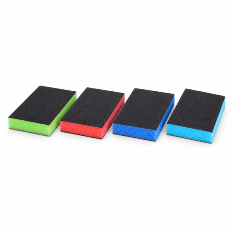 ITALKO Double-Sided Wet & Dry Sanding Sponges – 120 × 100 × 12mm, 10 Pack