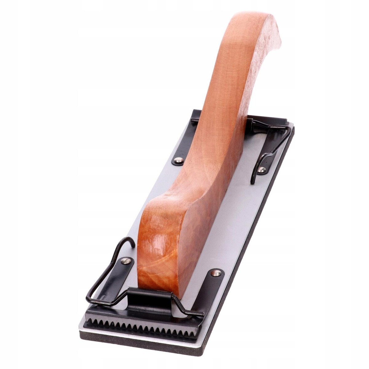 SICCO Tools Wooden Hand Sanding Block with Clamps – 245 × 70mm, 245 × 70mm, image 1