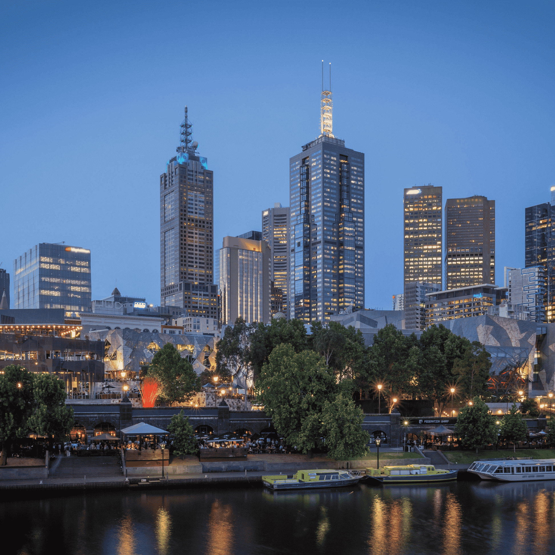 Melbourne city landscape