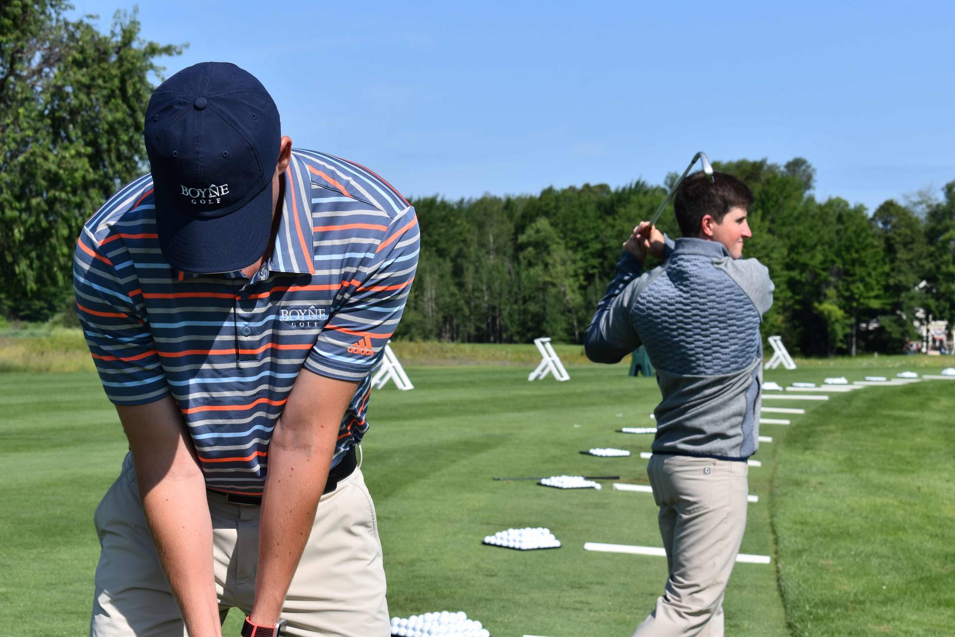 guys at practice range