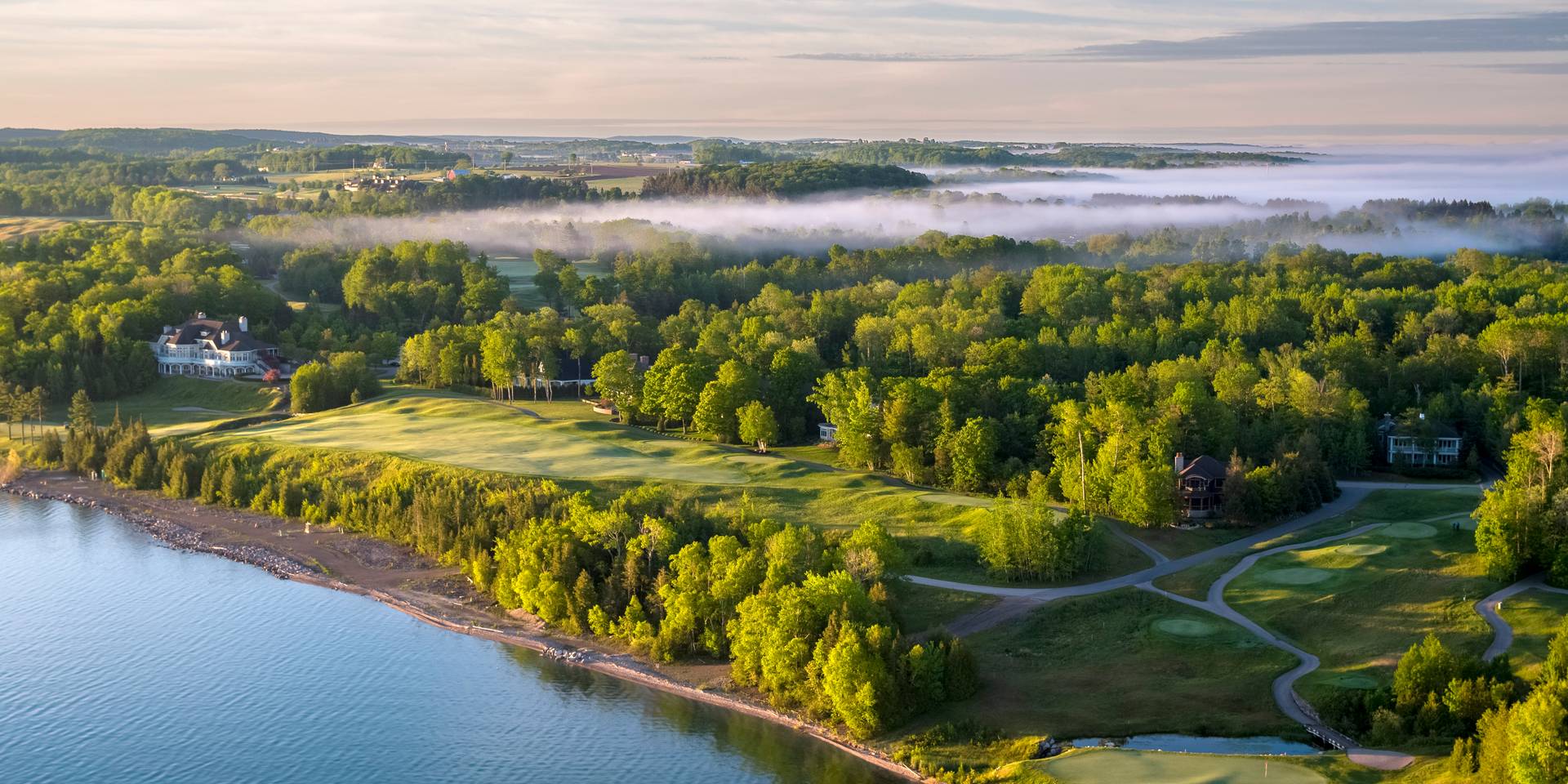 Bay Harbor Golf Club - Quarry No. 8/9 Aerial Cloud