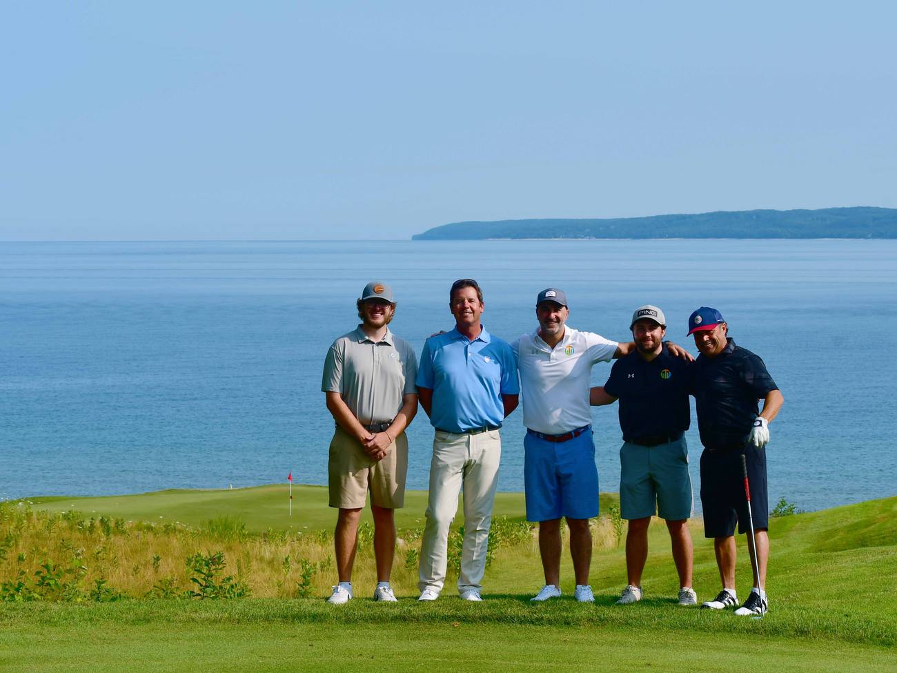 Golfers on the course at Bay Harbor Golf Club