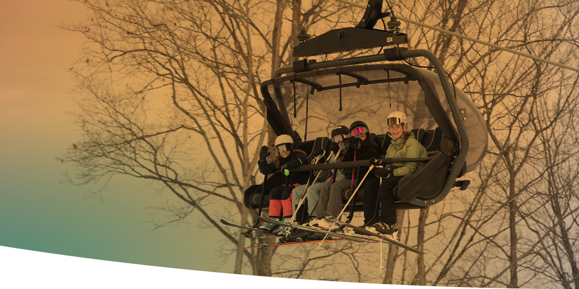 skier riding Camelot 6