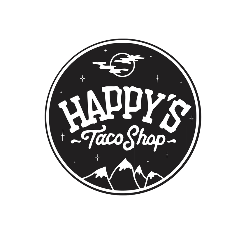 Happy's Taco Shop Logo