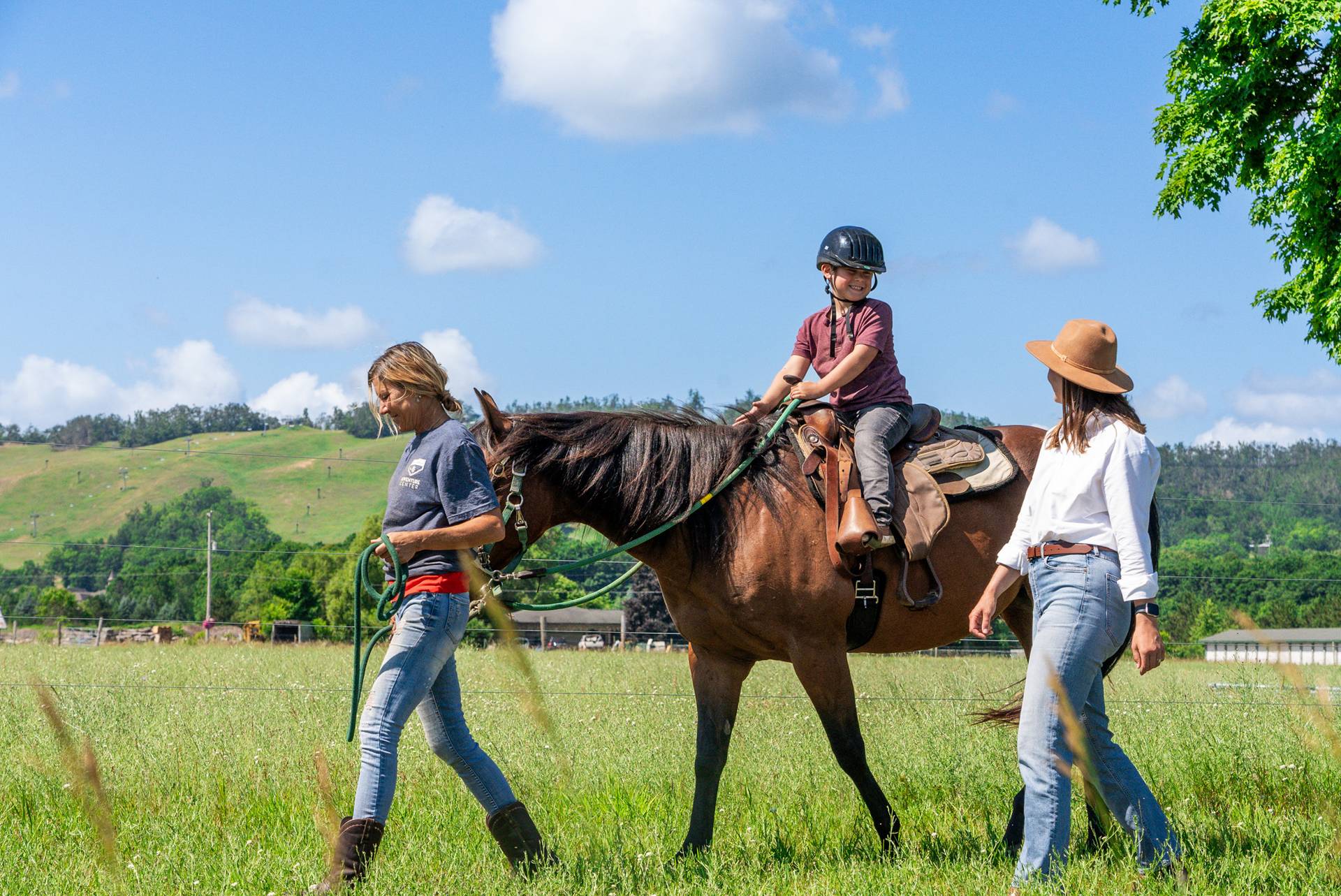 horseback rides at boyne mountain