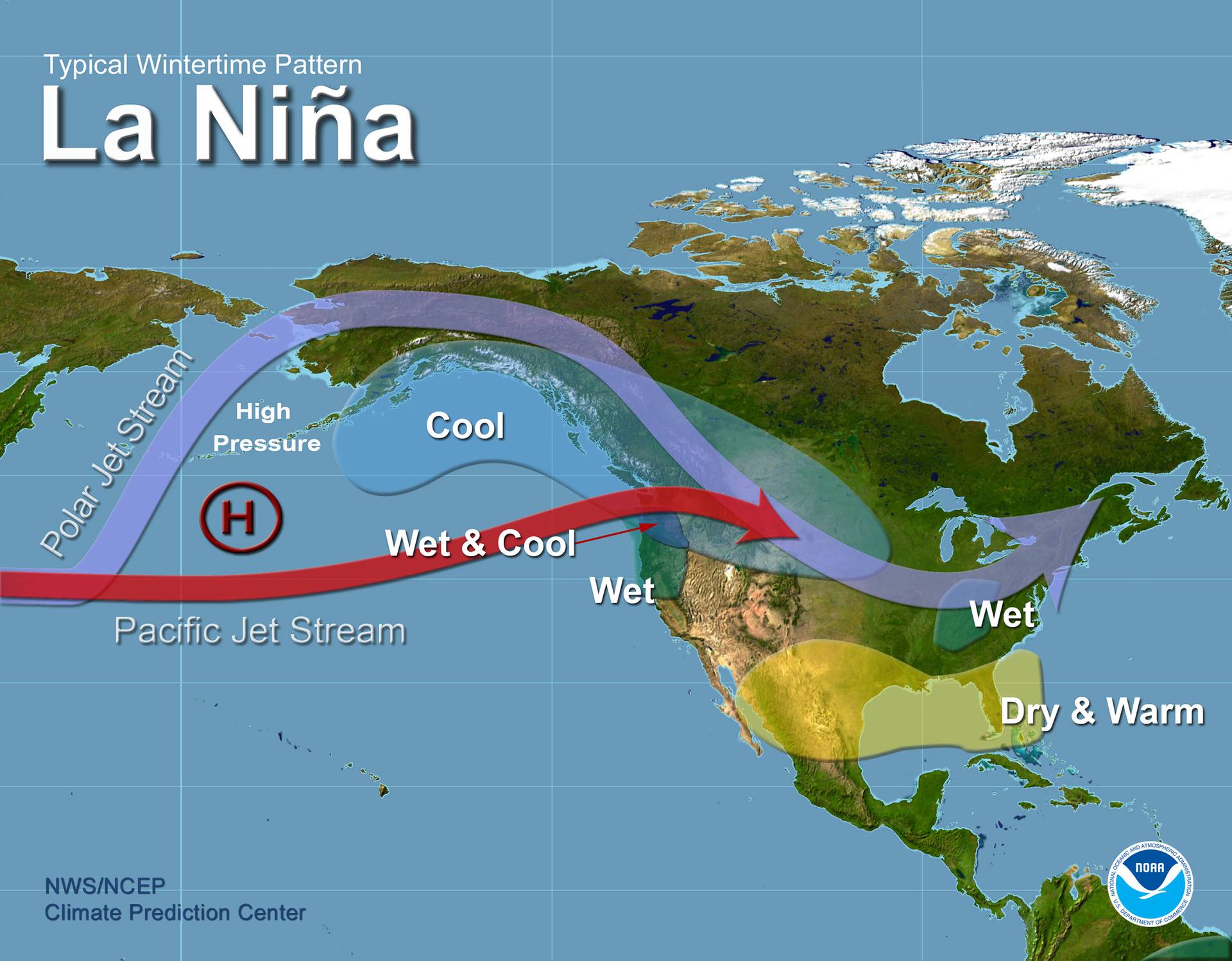 NOAA La Nina Pattern