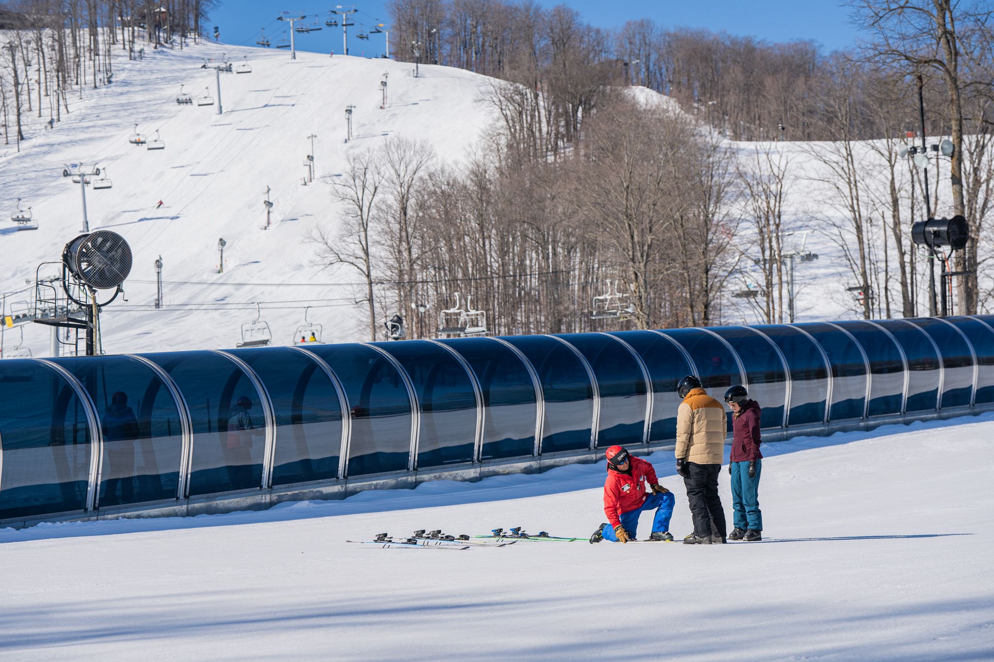 Ski lesson at Boyne Mountain